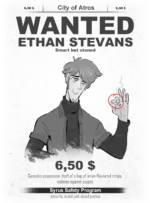 <b>ETHAN</b><br />
Ethan's still alive! Still seriously stoned and still friends with Lance, we're not sure why. His bounty exploded after he killed the head of the Red Marx Channel. What? It was just a stuffed toy, really? Well, never mind. Who the hell is this sidekick?
