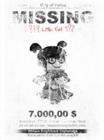 <b>THE LITTLE GIRL!</b><br />
I wasn't dreaming, she was here two seconds ago! She's the one who dumped all that tar on us... Why won't anyone believe me?! Who the hell is this kid, serioulsy!?