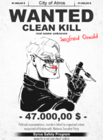 <b>CLEAN KILL "the nazi"</b><br />Fearsome assassin known for his professionalism, he is Overkiller's direct competitor on most contracts. Of German origin, he hates being called a Nazi. Who the hell is this Nazi?