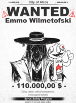 <b>EMMO! (the crazy one)</b><br />Emmo is a former Russian spy of international renown. After infiltrating an American children's show for almost 40 years, he is now in charge of the North American subsidiary of the Red Marx Channels audiovisual company, which is a colourful way of saying that he is the leader of the Russian mafia in Atros City. Who the hell is that cuddly toy?